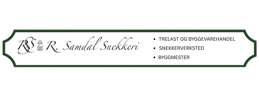 R. Samdal Snekkeri